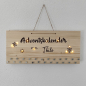 Preview: Adventskalender Holz mit Name