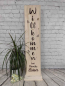 Preview: Willkommen Einzugsgeschenk Holzschild