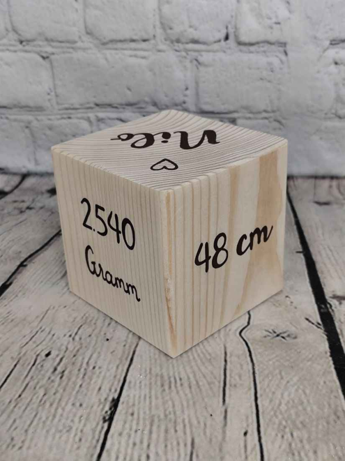 Preview: Geschenk Geburt Name Datum Gewicht Uhrzeit