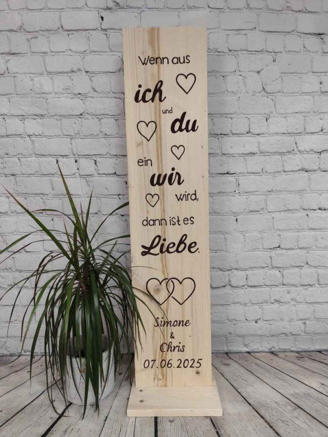 Geschenk Hochzeit Hochzeitsgeschenk Du Ich Wir