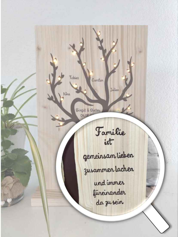 Stammbaum Geschenk goldene Hochzeit
