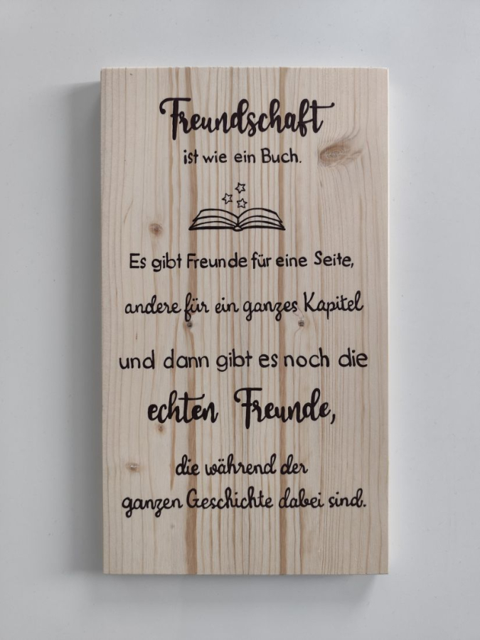 Freundschaft ist wie ein Buch