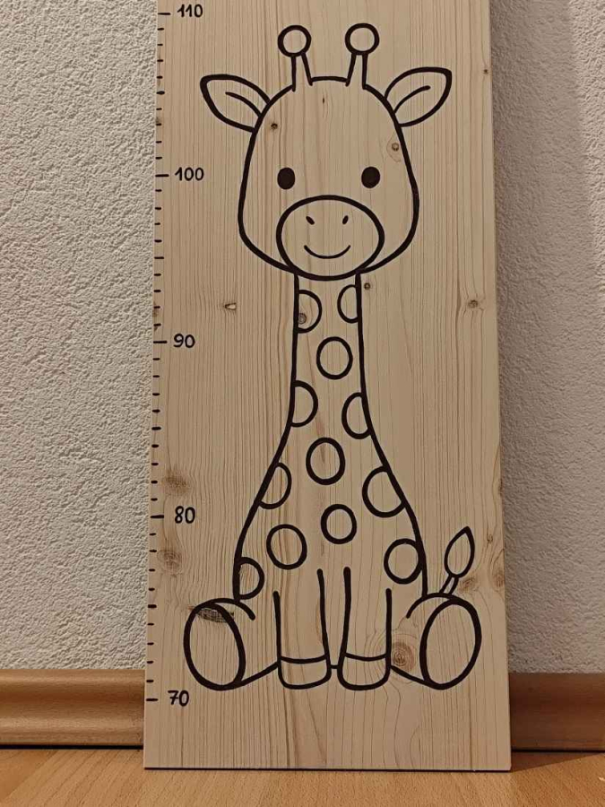 Messlatte personalisiert Geschenk zur Geburt Taufe